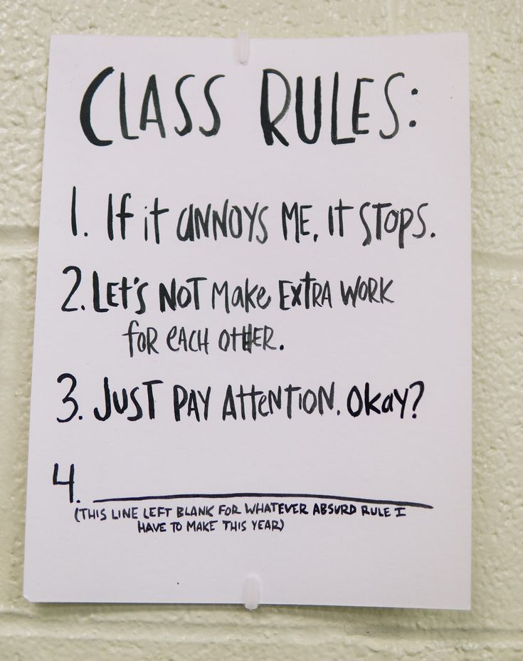 class rules
